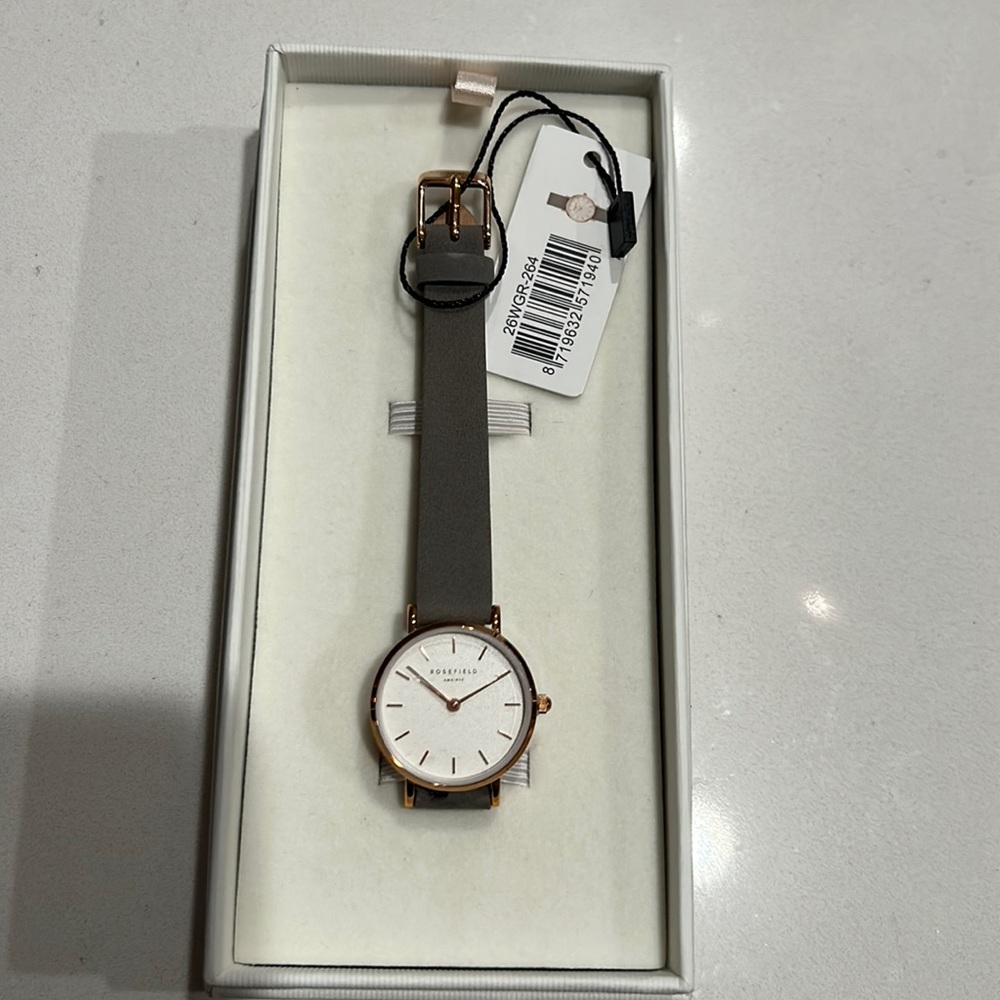 Rosefield grey watch